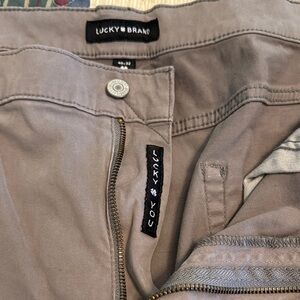 Lucky Brand Men's Taupe Straight-Leg Jeans